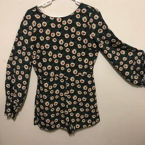 Zara Floral Print Romper- Medium